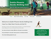 Tablet Screenshot of nordicwalkers.ie